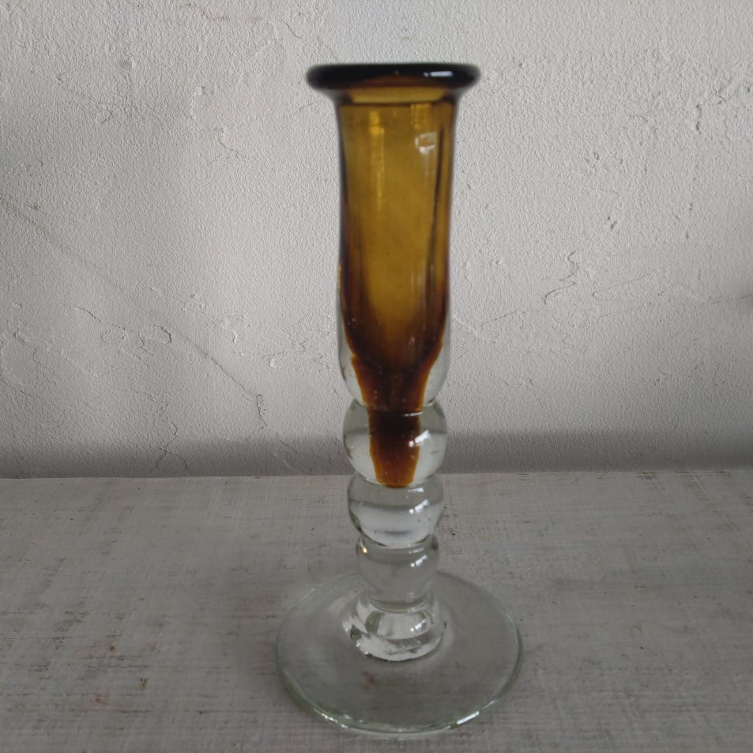 ガラス製　キャンドル立て　蝋燭立て