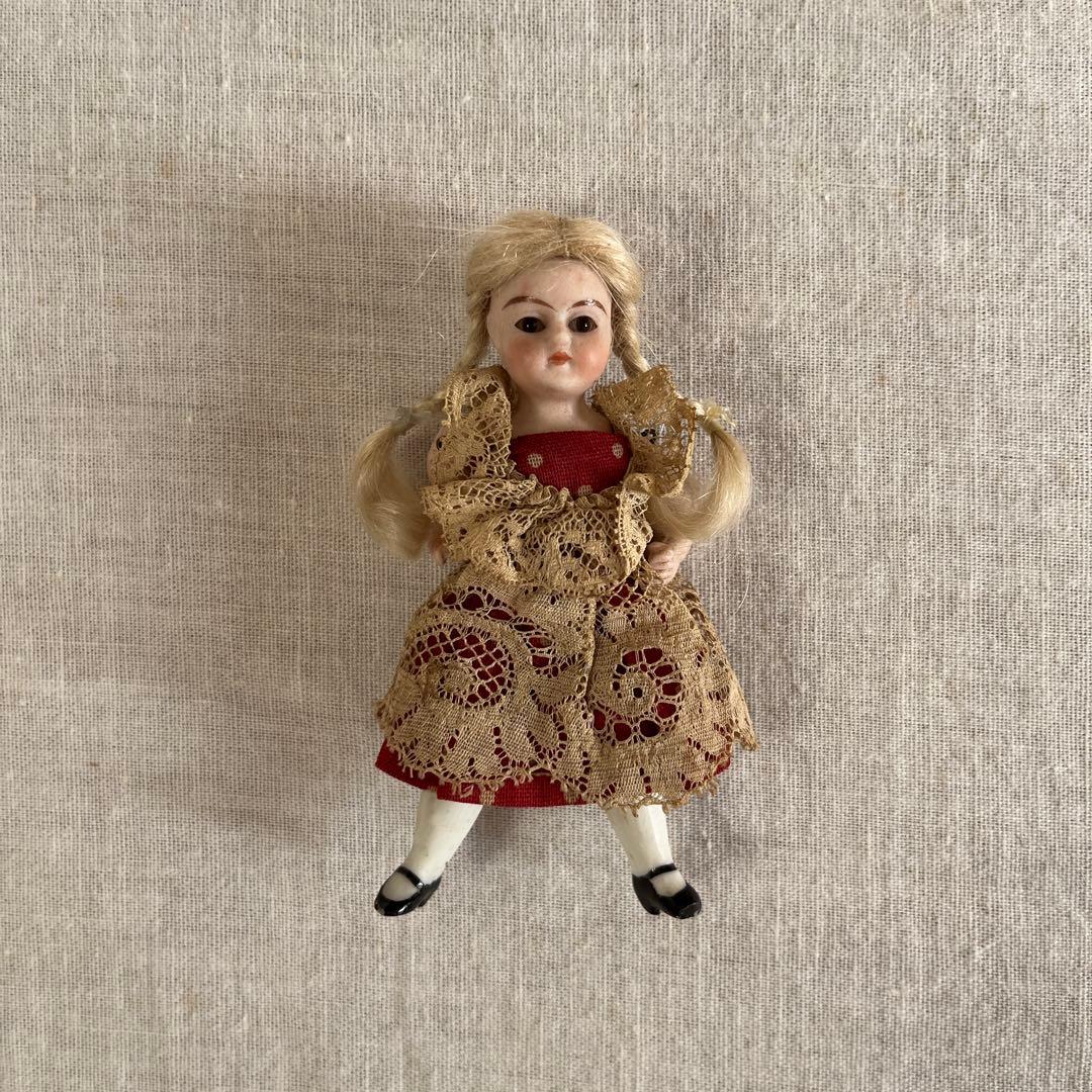 ドイツ　アンティーク　ビスクドール　ミニョネット