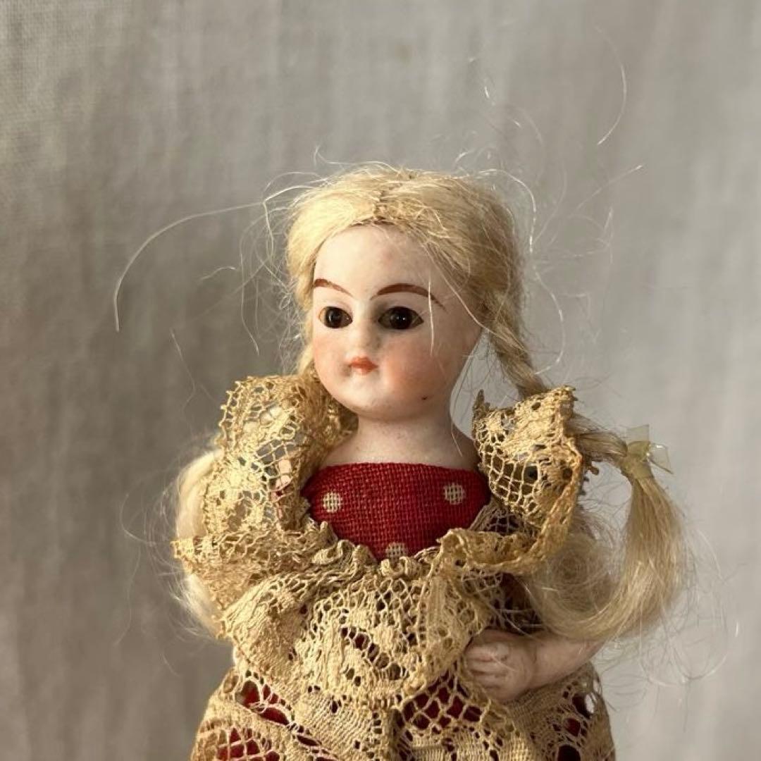 ドイツ　アンティーク　ビスクドール　ミニョネット