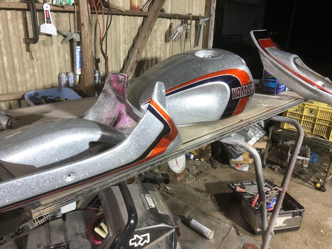 最終値下げXJR400 4HM 外装セット　カスタムペイント　現状