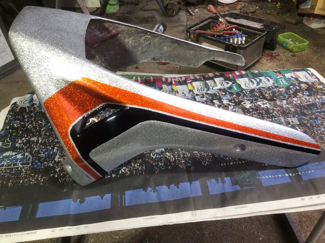 最終値下げXJR400 4HM 外装セット　カスタムペイント　現状