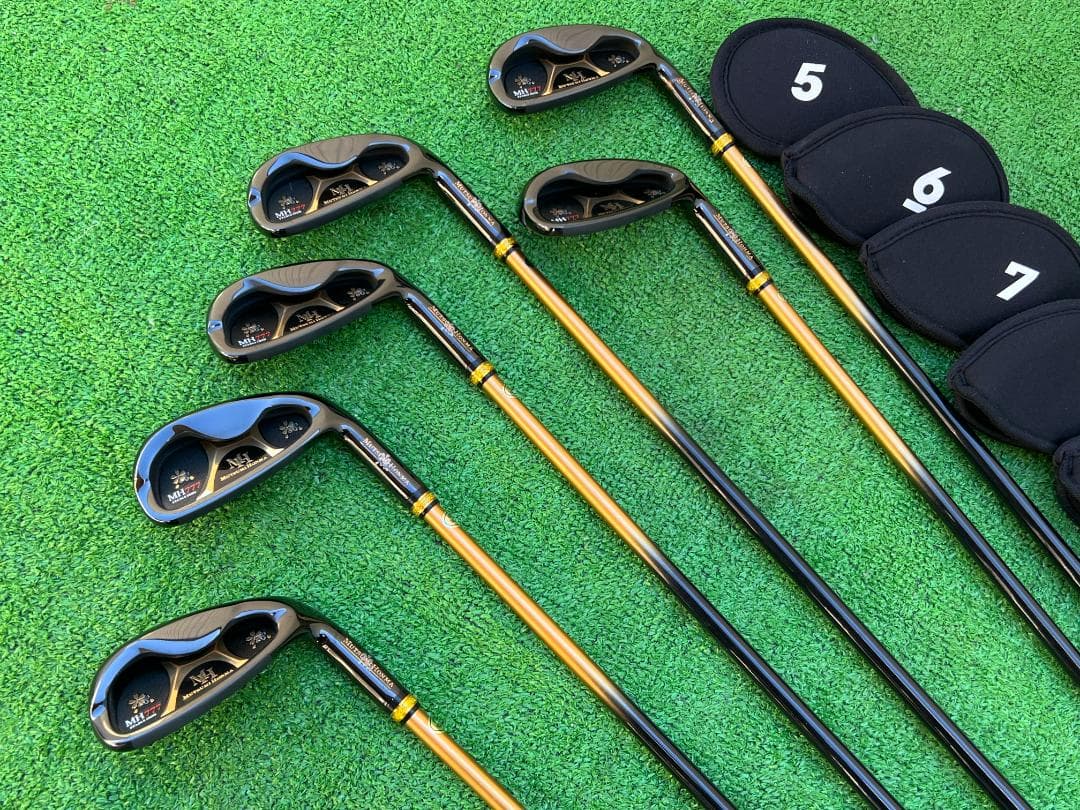 ぼ*ん様 MUTSUMI HONMA MH777 ワンレングス アイアンセット