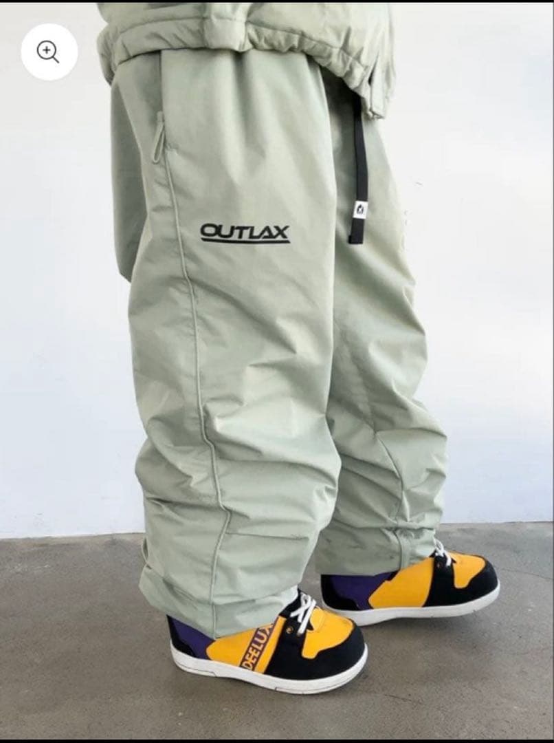 OUTLAX スノーボードウェア ライトグリーン