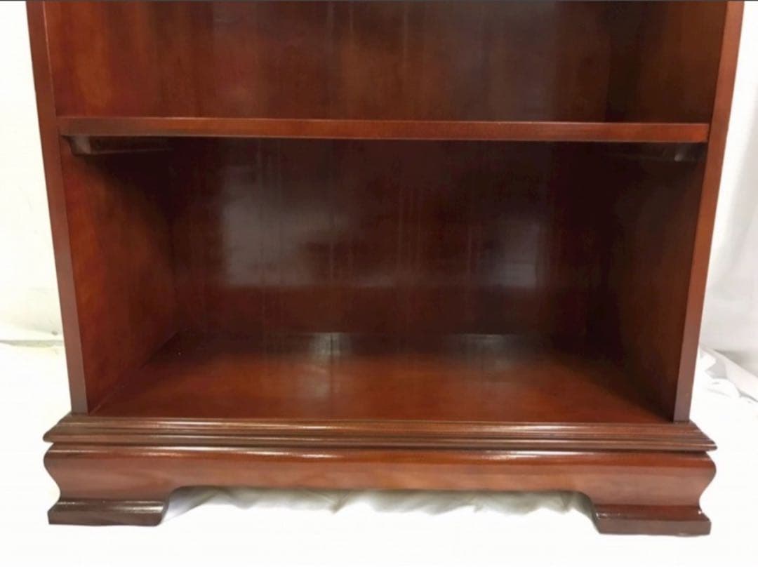 木製ブックケース 本棚　3段　ブックシェルフ　W76×H114.5×D36cm