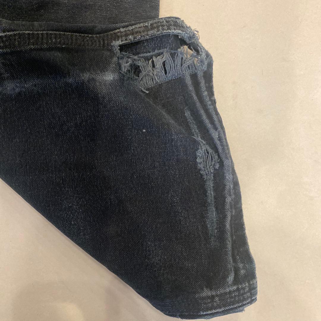 雰囲気抜群 carhartt USA製 ダブルニーペインターパンツ ボロboro