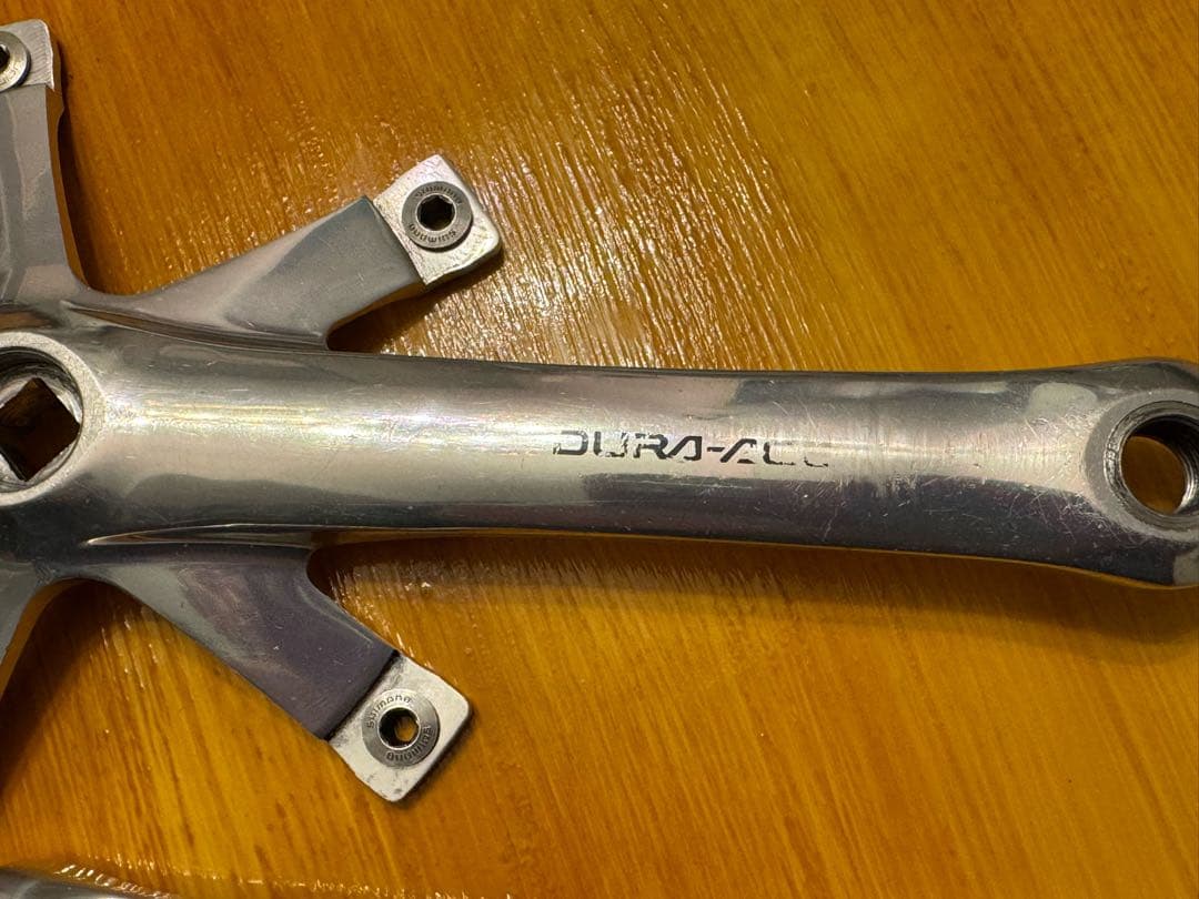 中古DURA-ACEピスト用クランクFC-7600 167.5mmNJS刻印あり