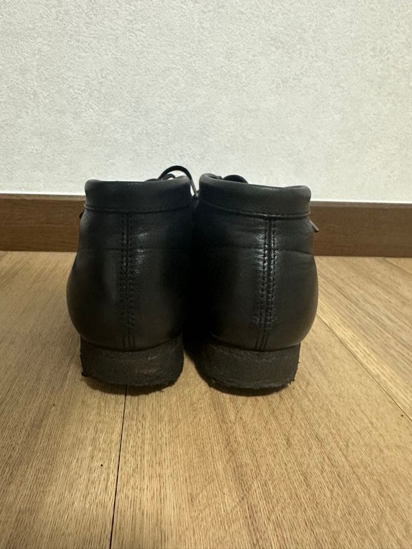 クラークス　ワラビー　レザー　ブーツ　US7.5 ブラック