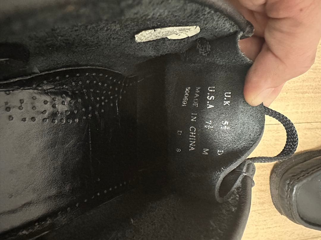 クラークス　ワラビー　レザー　ブーツ　US7.5 ブラック