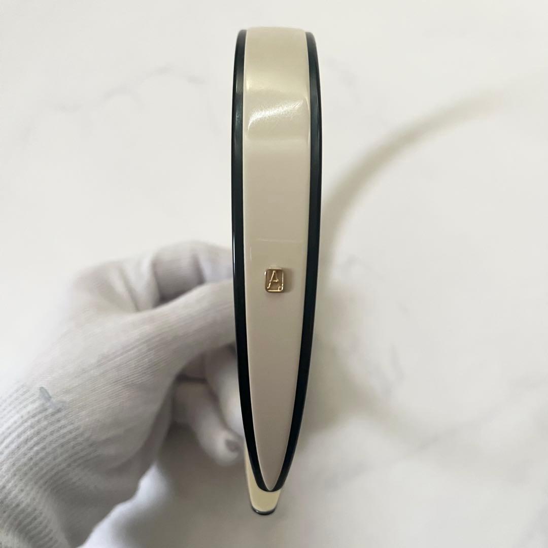 美品　アレクサンドル ドゥ パリ　カチューシャ　LISERAI ベージュ×黒