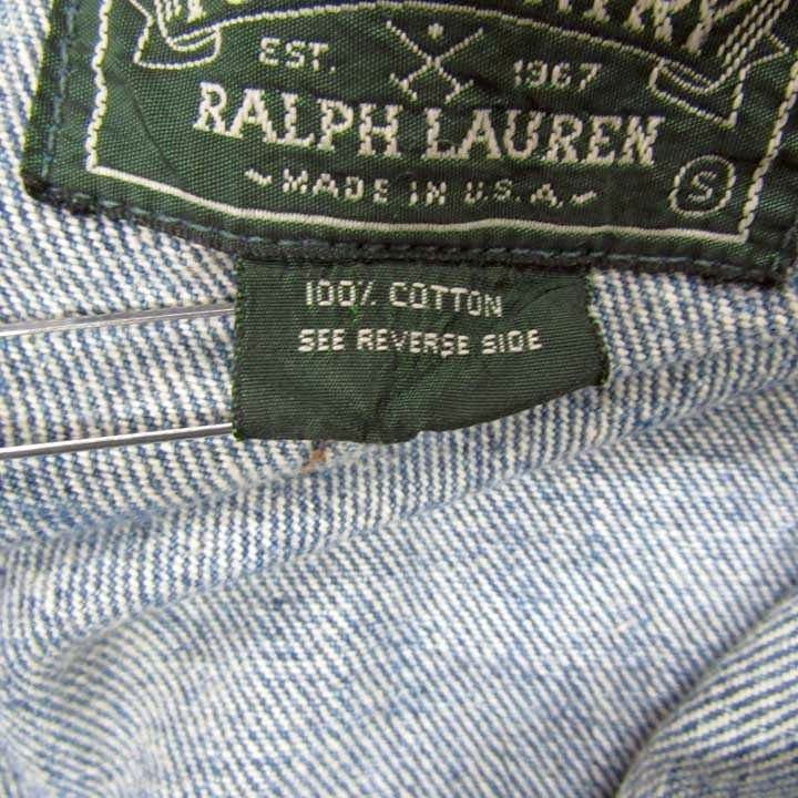 ラルフローレン ジージャン Sサイズ ジップアップ アウター デニム カジュアル