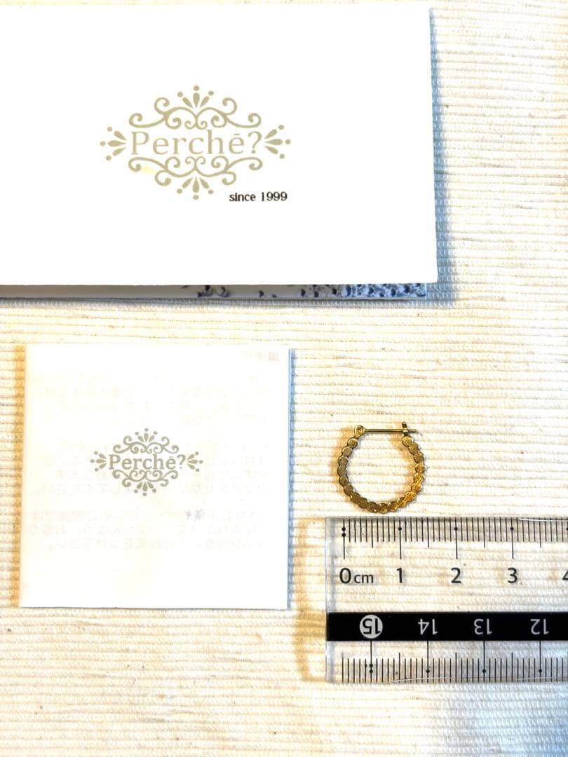 【HamiltonRd 様】Perché? K18 マルマルフープピアス 片耳用