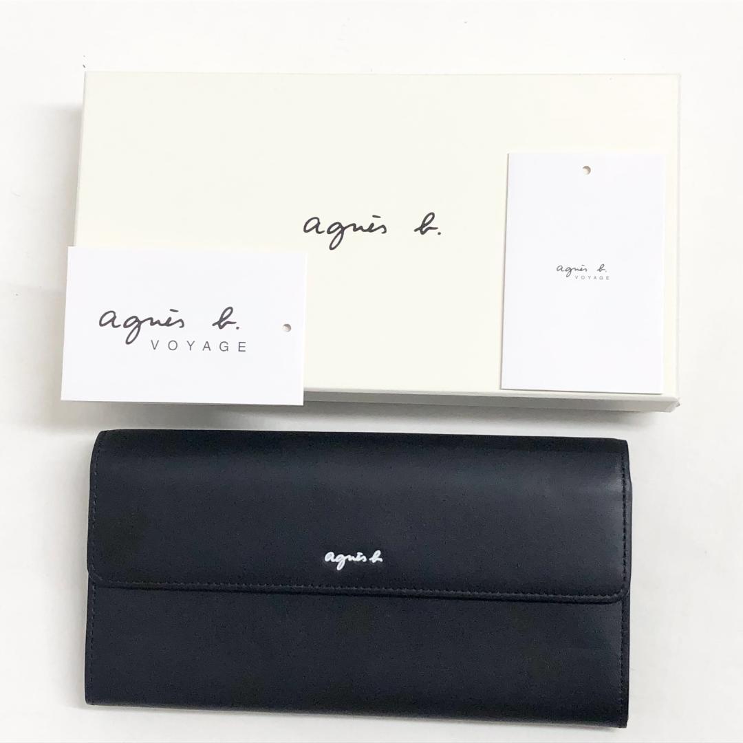 ○★訳有り新品未使用　agnes b. (アニエスベー)　長財布　ブラック