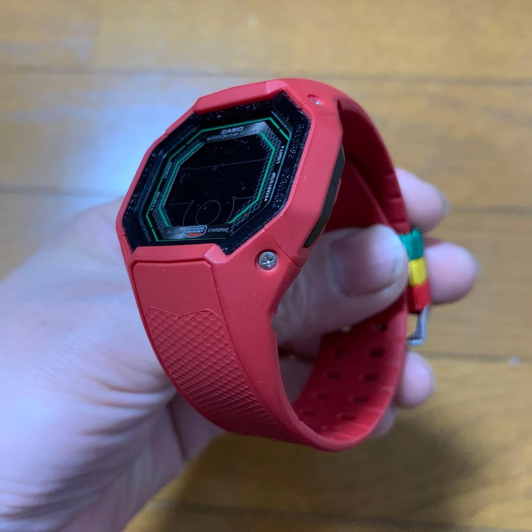 電池切れ　現状品　G-SHOCK G-056RE レッド　カシオ