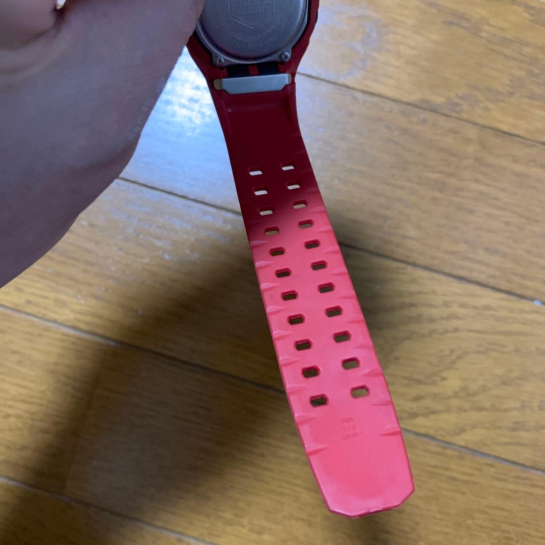 電池切れ　現状品　G-SHOCK G-056RE レッド　カシオ