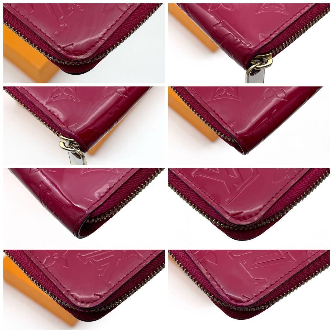 ルイヴィトン モノグラムヴェルニ ジッピーウォレット 長財布 ピンク