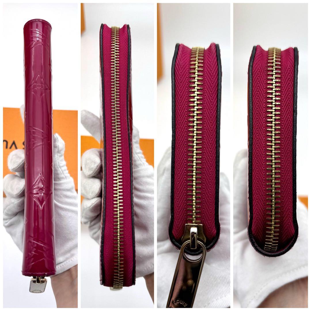 ルイヴィトン モノグラムヴェルニ ジッピーウォレット 長財布 ピンク