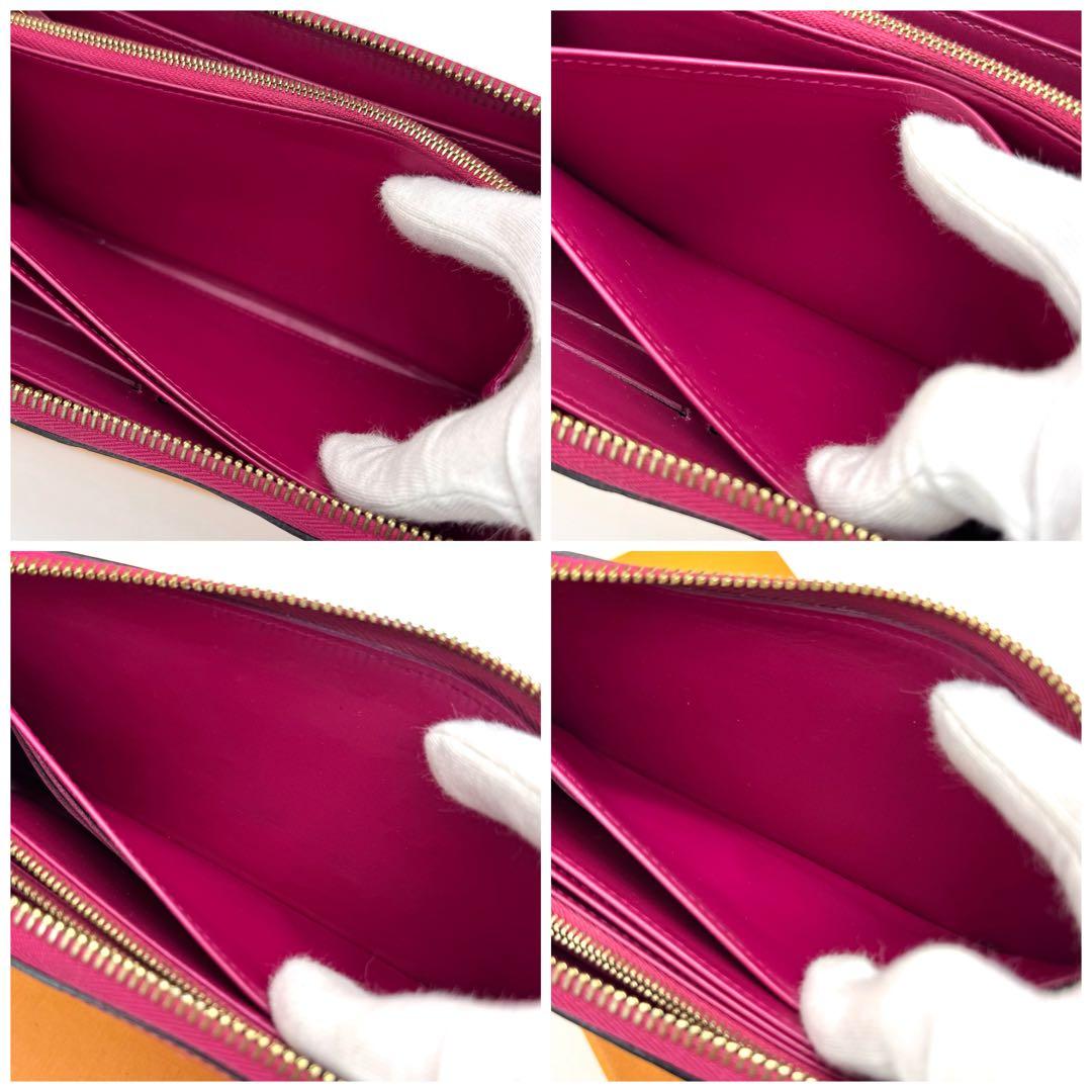 ルイヴィトン モノグラムヴェルニ ジッピーウォレット 長財布 ピンク