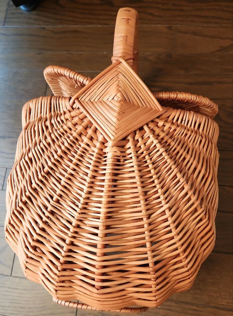 ポーランド製/やなぎ　かごバスケット