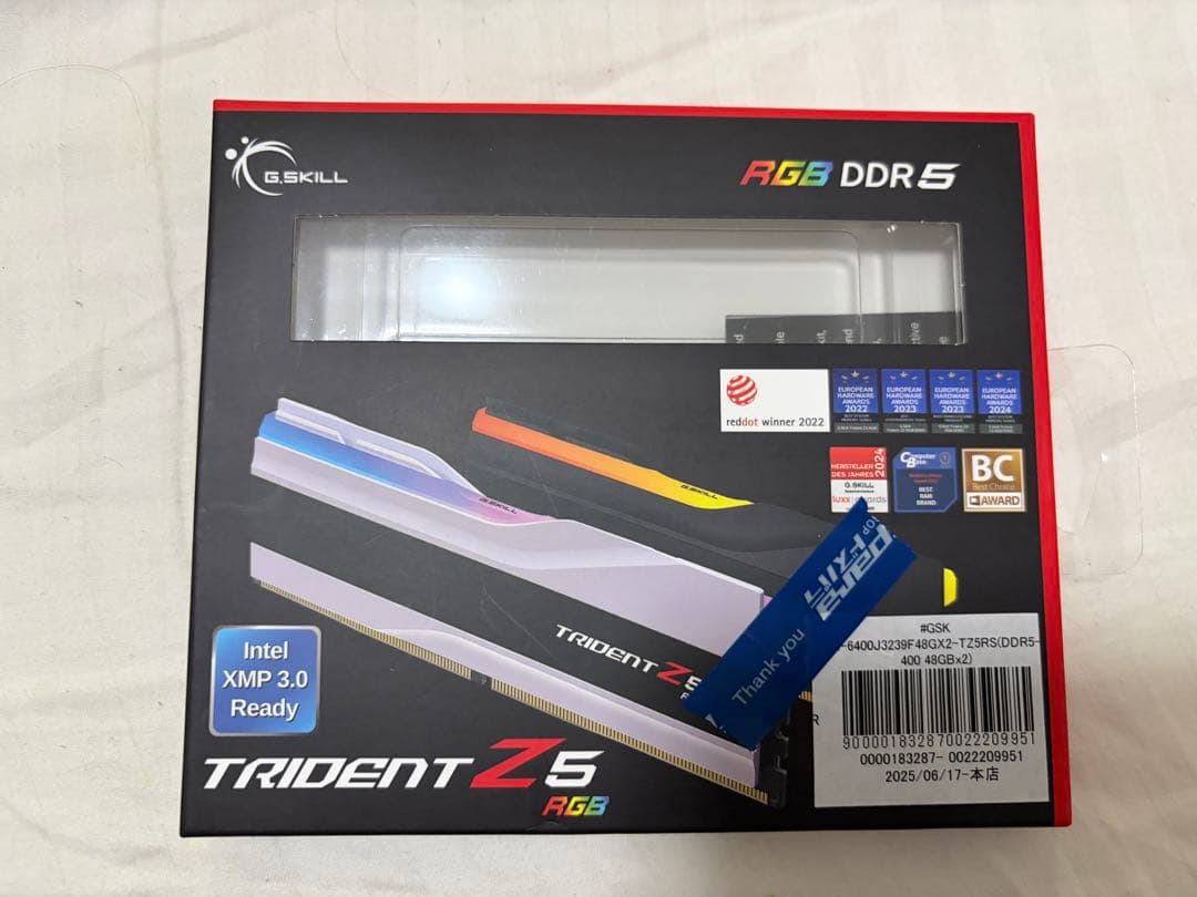 G.Skill メモリ DDR5-6400 96GB 48GB×2