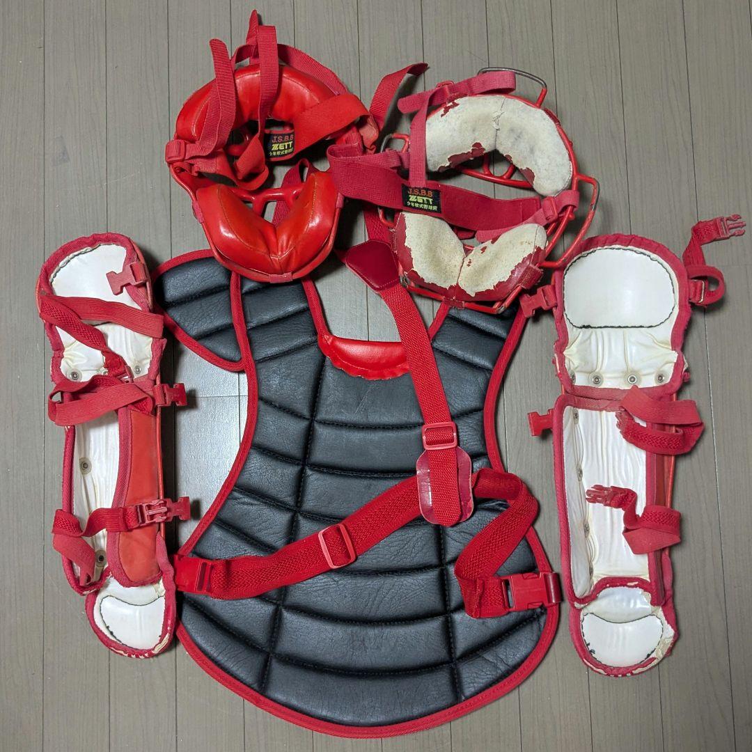 SSK キャッチャー用プロテクター レッド