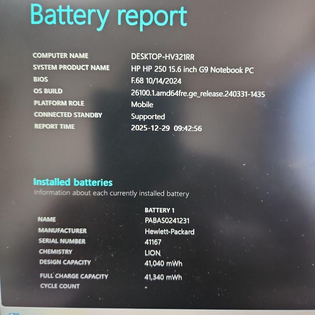 HP 15.6インチ ノートPC Intel i5-1235U hp250G9