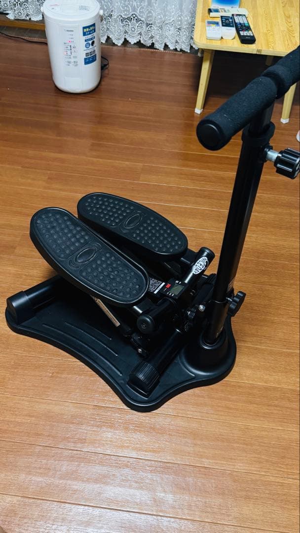 NICE DAY ナイスデイ ステッパー ハンドル付き　ブラック 黒