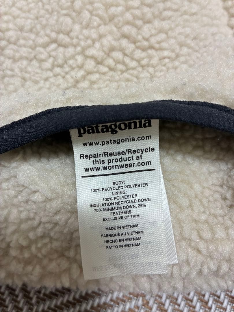 patagonia リバーシブルダウンベスト　メンズXS