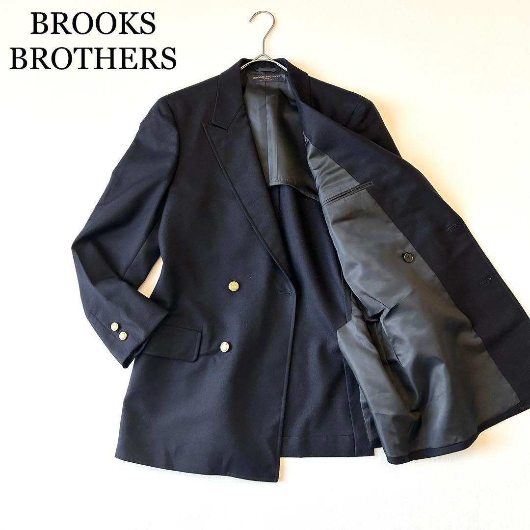 3031y美品 ブルックスブラザーズ メンズ紺ブレザー 金ボタン M