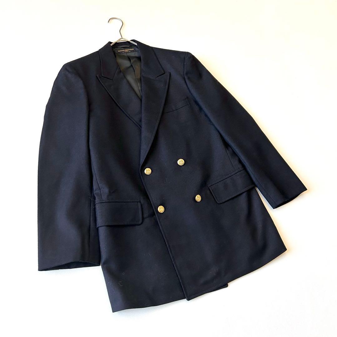 3031y美品 ブルックスブラザーズ メンズ紺ブレザー 金ボタン M