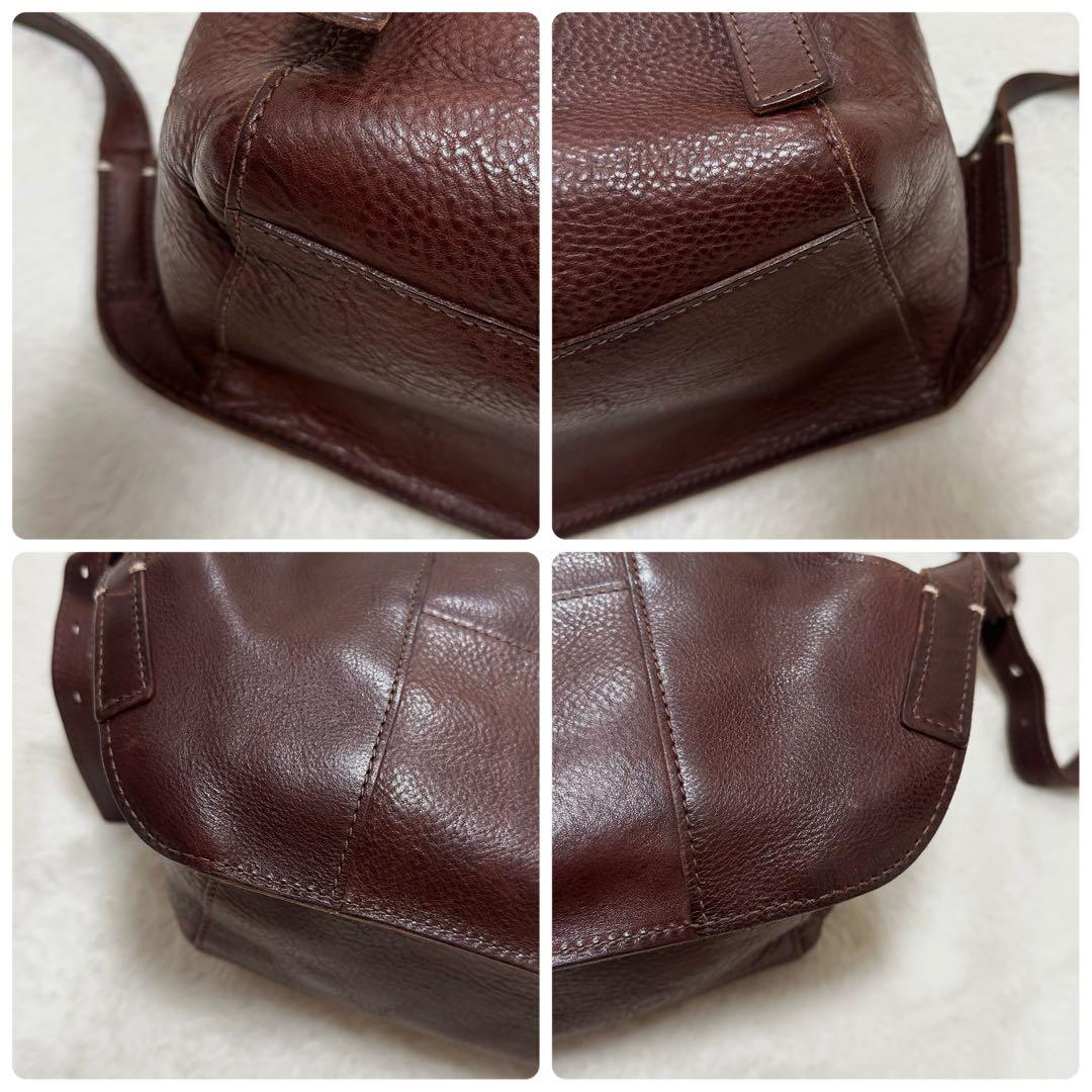 美品✨genten ゲンテン リュック レザー ブラウン トスカメン メンズ 革