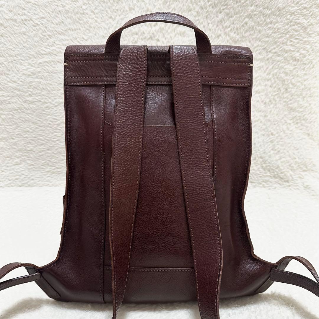 美品✨genten ゲンテン リュック レザー ブラウン トスカメン メンズ 革