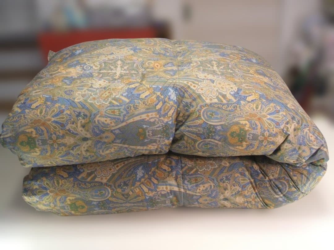 残り僅か新品【六つ星】ブラック ＊フランス９５％＊１，２増量＊二層式羽毛布団ＳＢ