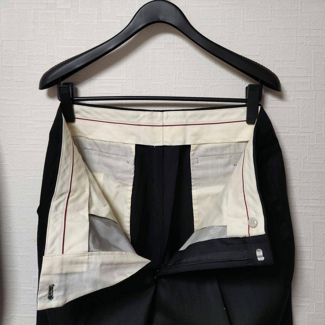 ダーバン　ロロピアーナ　パーソナルオーダー　メンズ　スーツ　ブラック　ストライプ