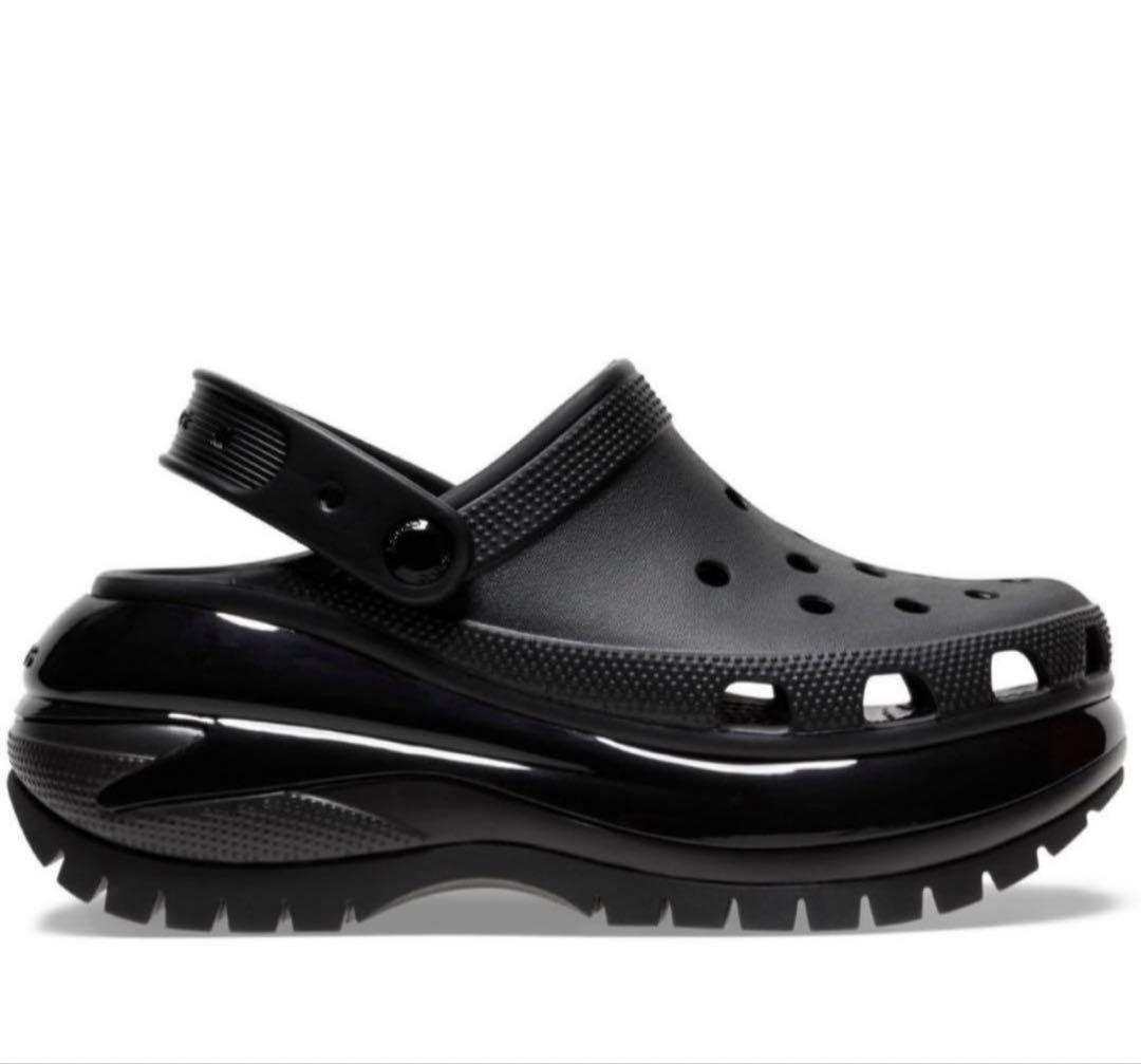 crocs クロックス メガクラッシュブラック 厚底