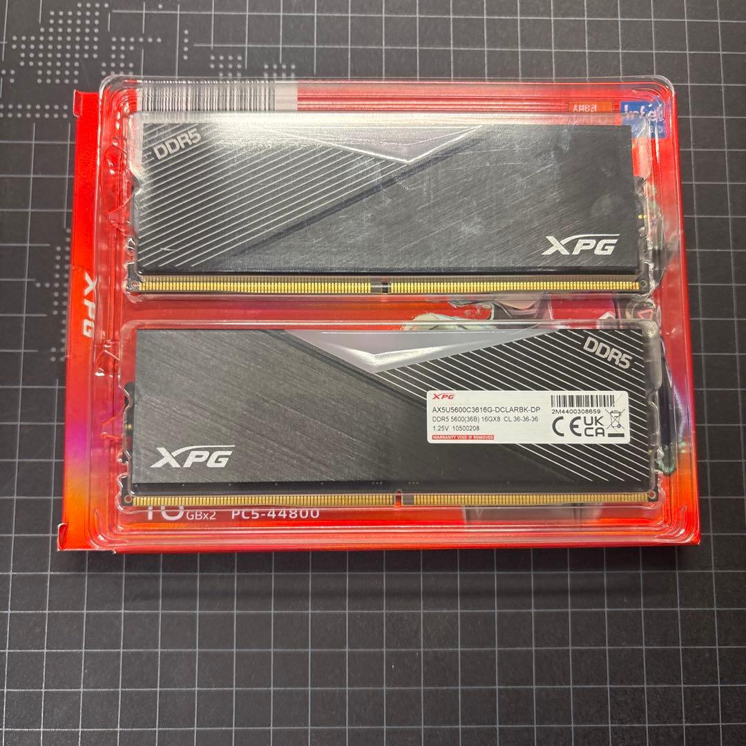 メモリー XPG Lancer DDR5 16GB 5600MT/s 32GB KIT