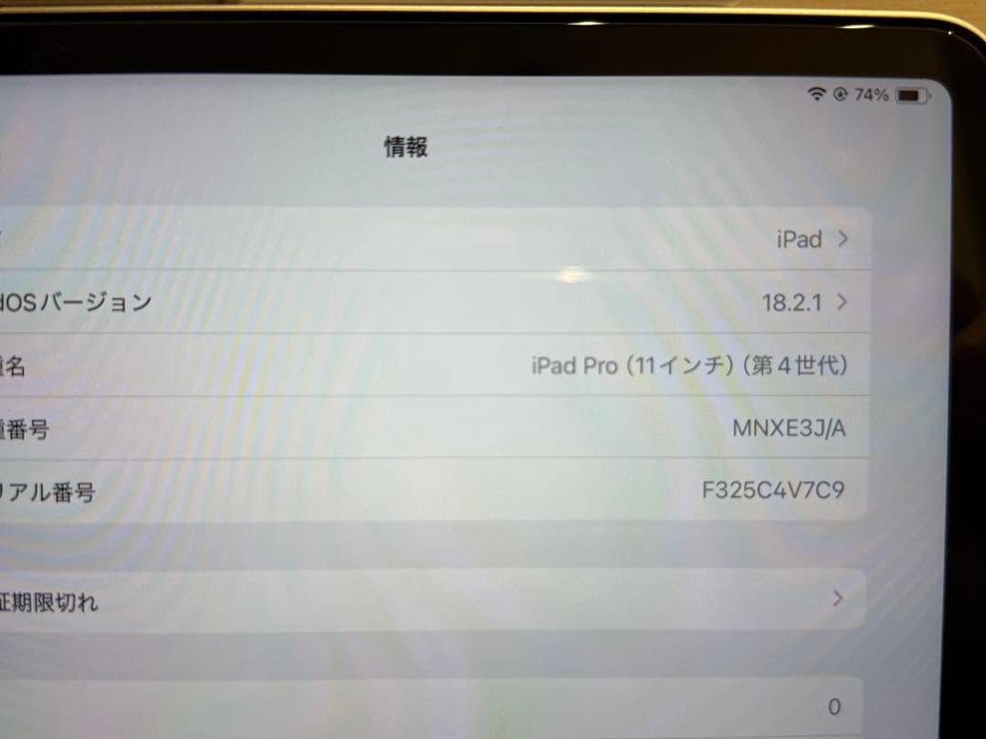 Apple iPad Pro シルバー 本体 128GB （第4世代）