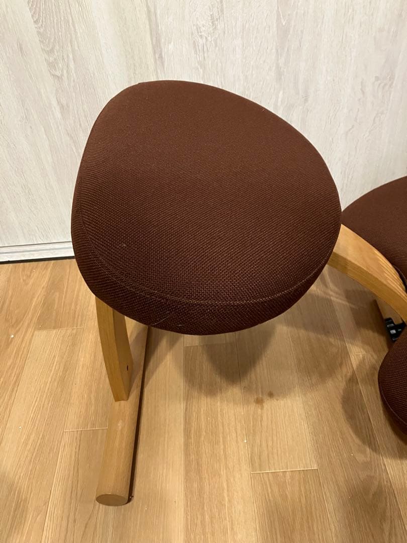 美品　バランスイージー バランスチェア リボ社 新品カバー付(アガットレッド)