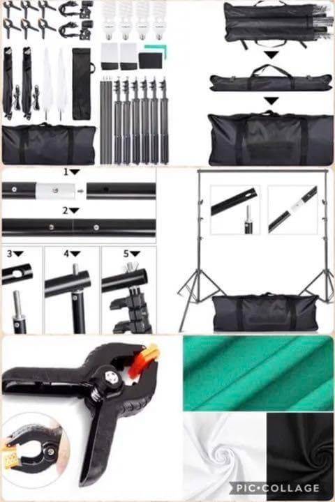 ❤超豪華33点フルセット❣本格的なプロ級のスタジオ撮影OK♪❤撮影照明キット