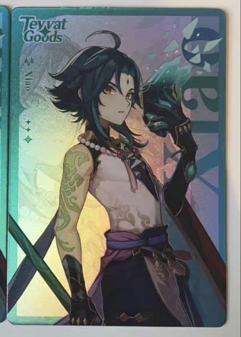 七聖召喚カード 原神 ロンドン・シアトル フラッシュカード 魈 ショウ 海外限定