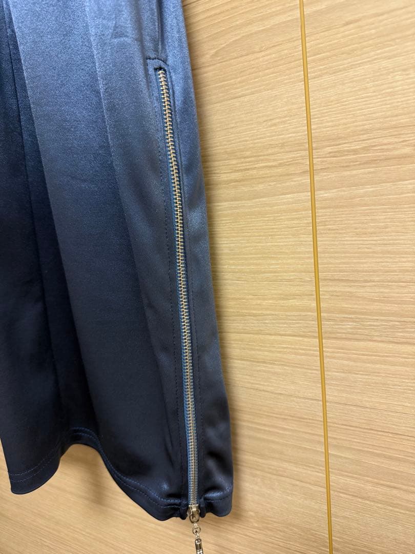 Veautt ブルー カットアウトデザイン タイトドレス XS