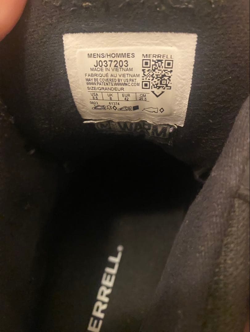 merell スノーブーツ COLDPACK 3 THERMO MID 26.5