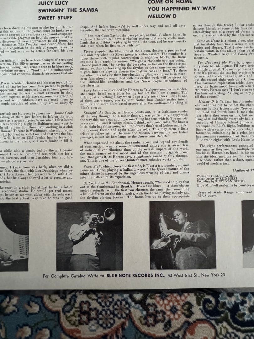 HORACE・SILVER QUINTET／FINGER POPPIN'