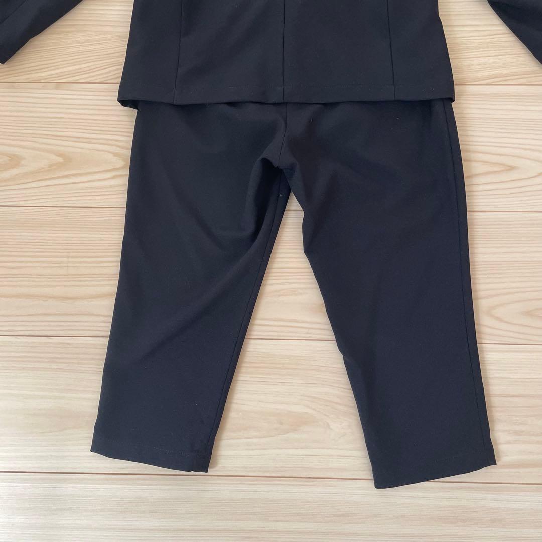 ショパン　入学式　男の子 120 ストレッチスーツ　ネイビー　シャツセット