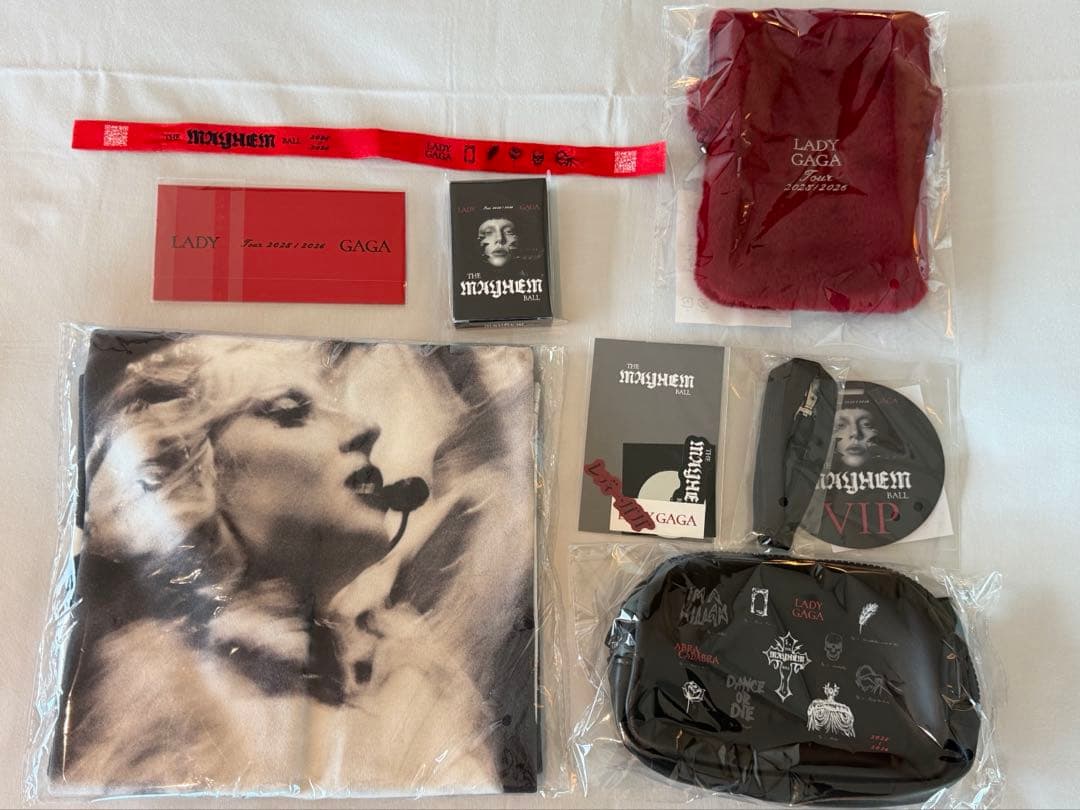 Lady Gaga VIP Gold Merch セット 2026