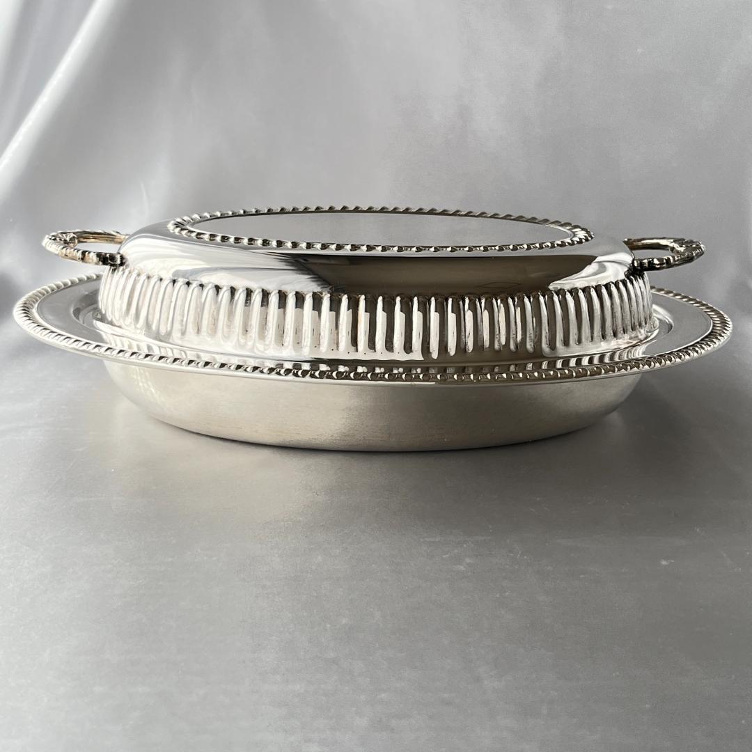 【英国】アントルメディッシュ / ビュッフェサーバー【シルバープレート】30cm