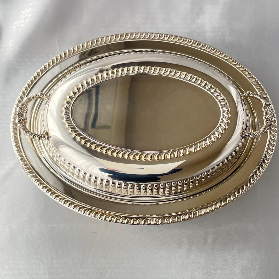 【英国】アントルメディッシュ / ビュッフェサーバー【シルバープレート】30cm