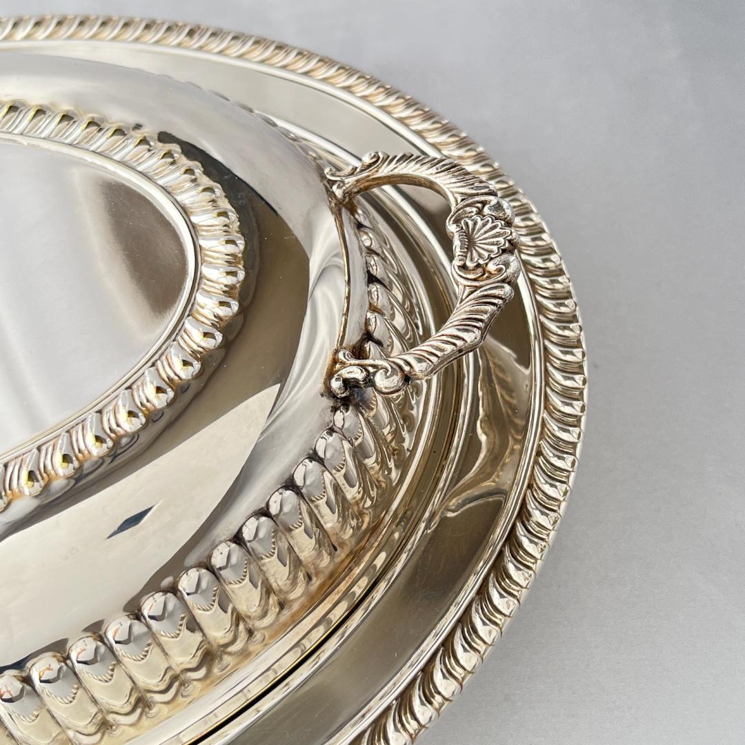 【英国】アントルメディッシュ / ビュッフェサーバー【シルバープレート】30cm