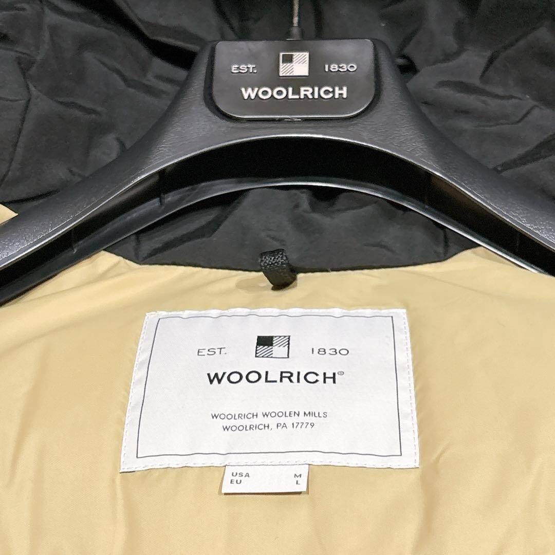 未使用✨　ウールリッチ　ダウンジャケット　ファー　ブラック　L 黒　近年モデル