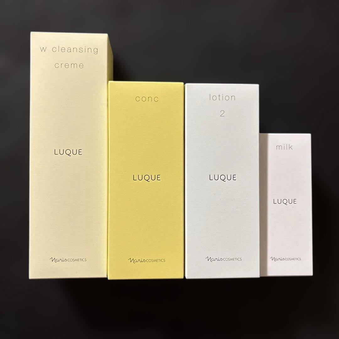 ナリス ルクエ ダブルクレンジングクリーム・コンク・ローション2・ミルク