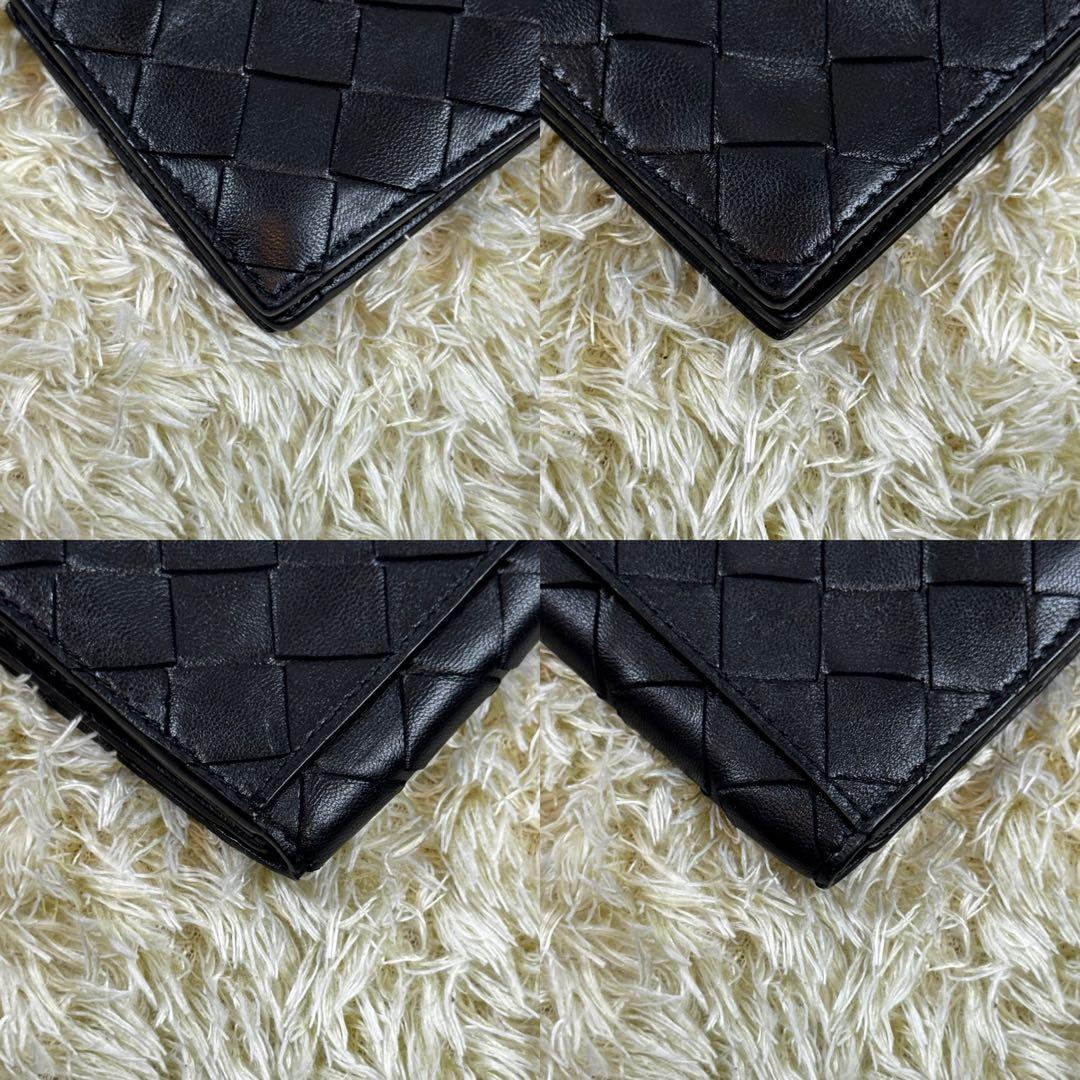 大人気✨ボッテガヴェネタ　名刺入れ　カードケース　マキシイントレチャート　黒